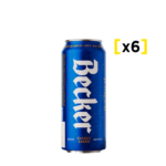 Cerveza Becker lata 473 CC x6